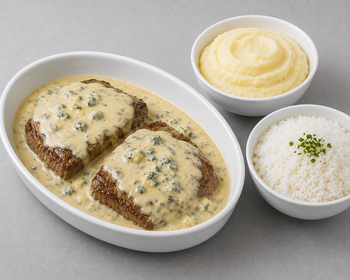 FILÉ AO MOLHO GORGONZOLA